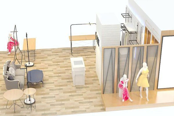 诗蓓蜜女装店铺展示