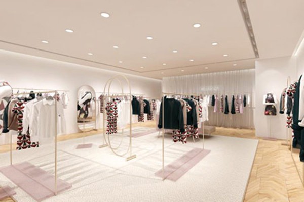 摩萨克女装店铺展示