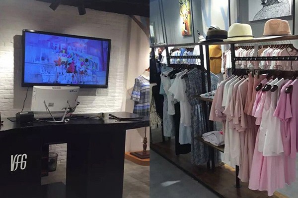 薇芙季女装店铺展示
