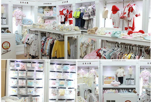 安米小熊童装店铺展示