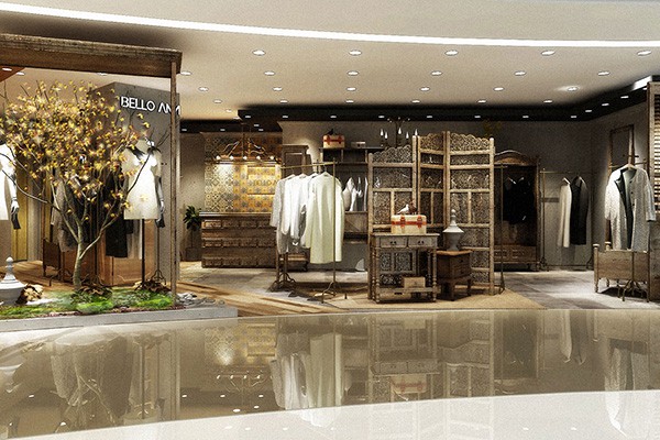 贝洛安女装店铺形象