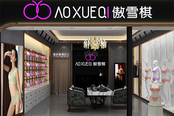 傲雪棋内衣店铺展示