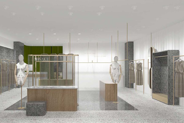 摩纳珂女装店铺展示