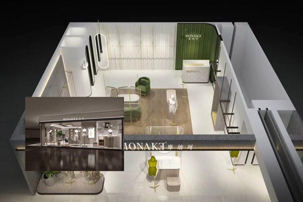 摩纳珂女装店铺展示