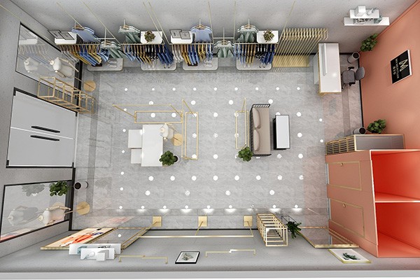 漫多姿女装店铺形象