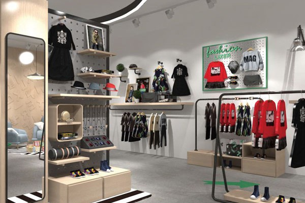 林馨儿童装店铺形象