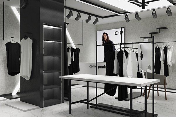 comeprink女装店铺形象