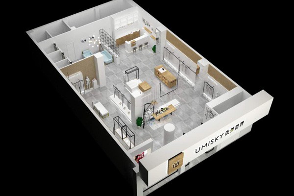 umisky女装店铺展示