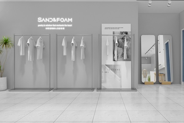 沙与沫女装店铺展示