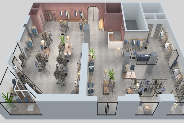 禹妃女装店铺形象