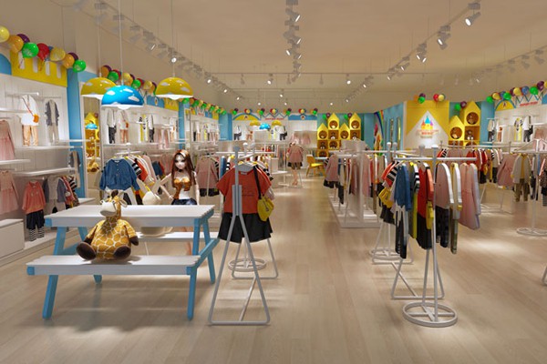 世纪童话童装店铺展示