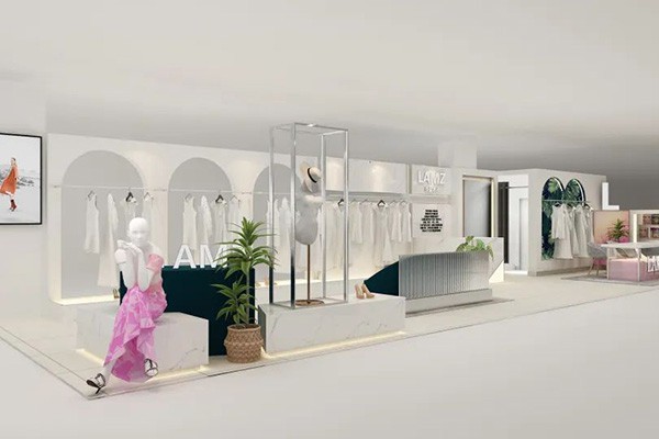 李爱木子女装店铺展示
