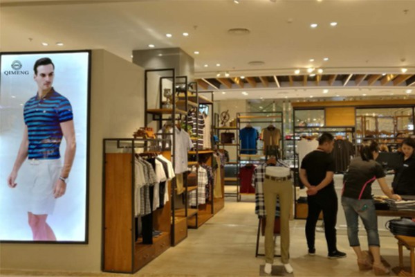 柒蒙男装店铺展示