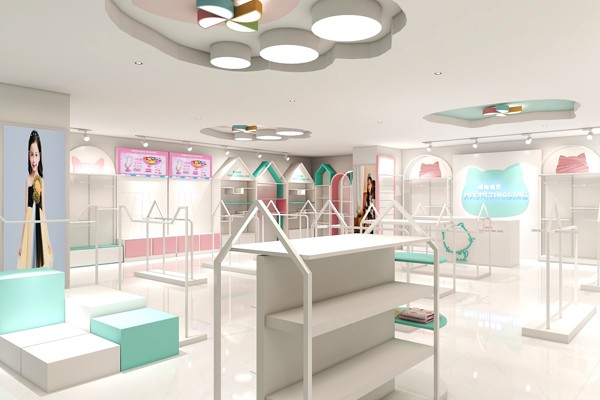 猫咪精灵童装店铺展示