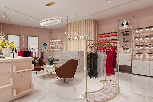 纤美内衣店铺形象