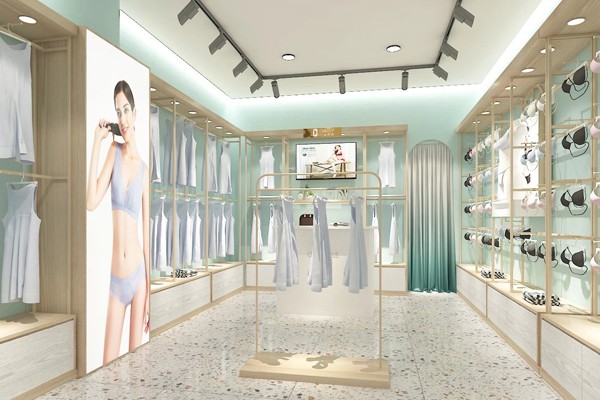 澜沐茜内衣店铺形象