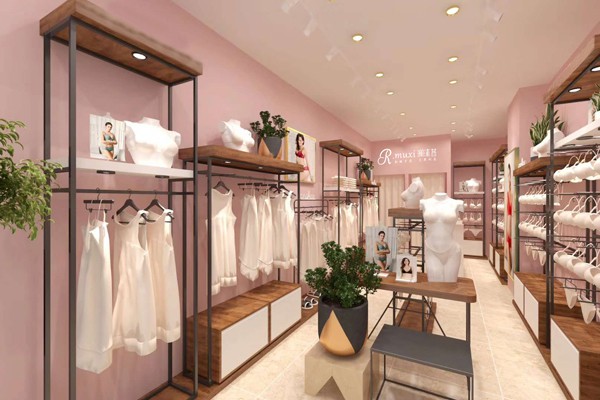 澜沐茜内衣店铺展示