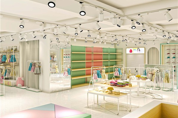 七彩芽童装店铺形象