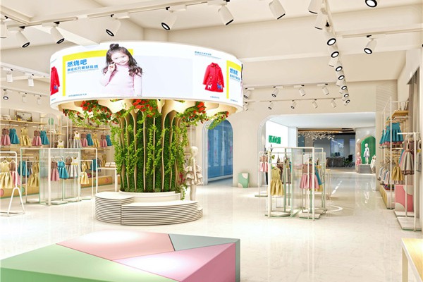 七彩芽童装店铺展示