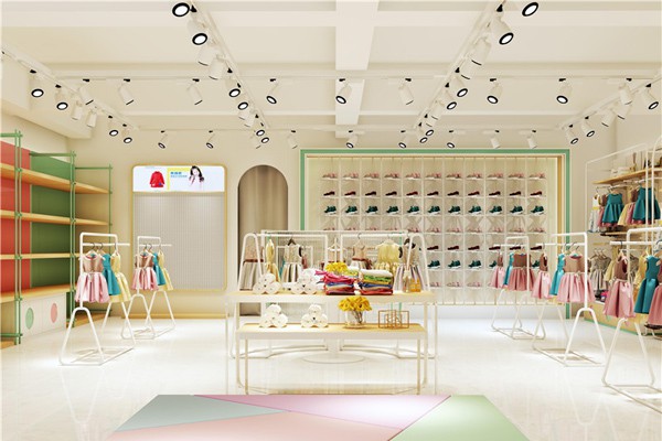 七彩芽童装店铺展示