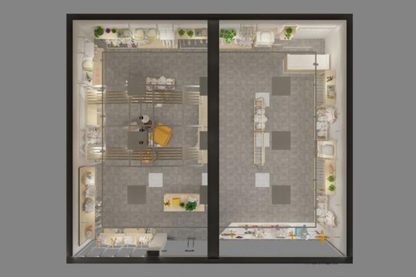 贝思购童装店铺形象