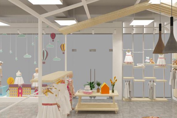 贝思购童装店铺形象