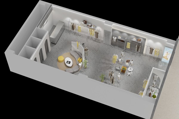 莎融女装店铺形象