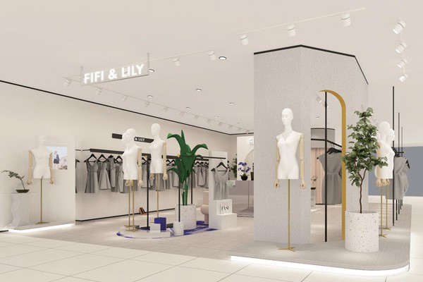 FIFI&LILY女装店铺展示
