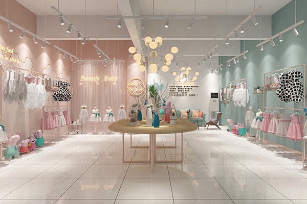 昕季雨童装店铺展示