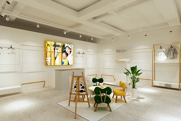哈沐童装店铺展示