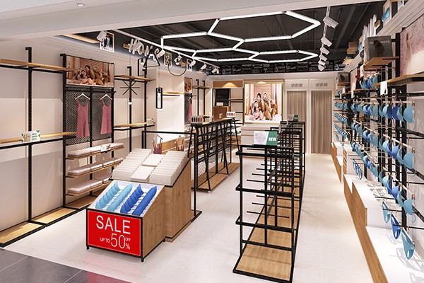 红红红内衣店铺展示