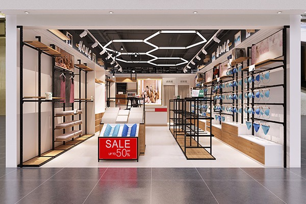 红红红内衣店铺展示