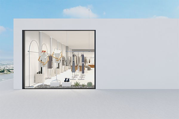 禹妃女装店铺展示