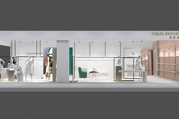 COLOURDESIGN&视觉设彩女装店铺形象