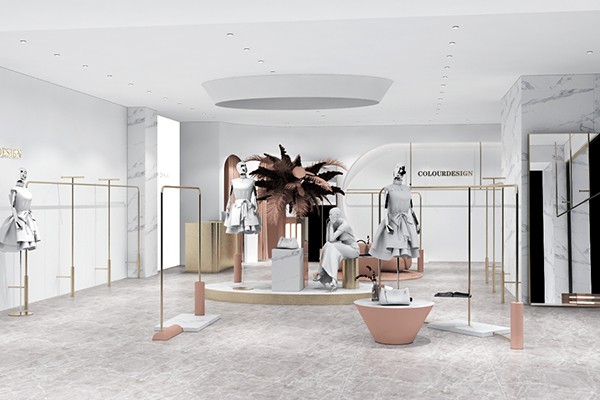 COLOURDESIGN&视觉设彩女装店铺展示