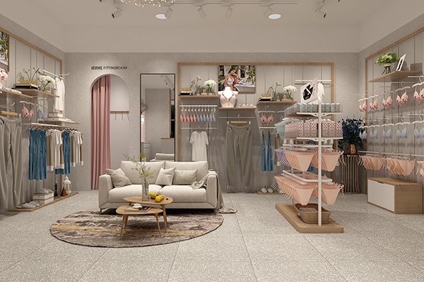 梧桐花开内衣店铺展示