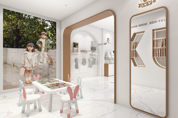 姜小牙童装店铺形象