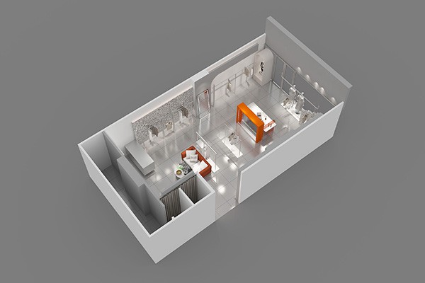 亮点国际女装店铺展示