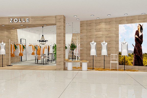 因为女装店铺形象