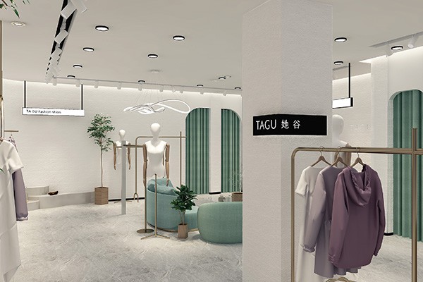 她谷女装店铺形象
