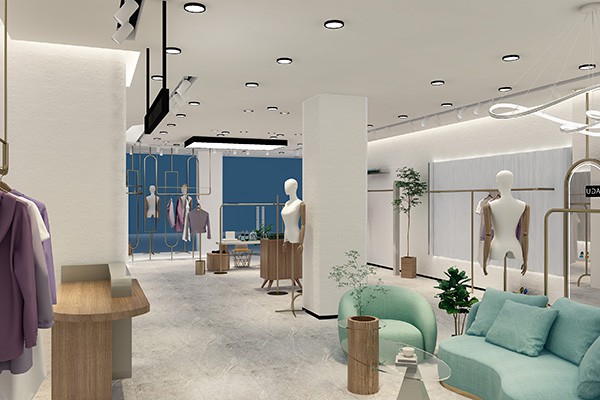 她谷女装店铺展示