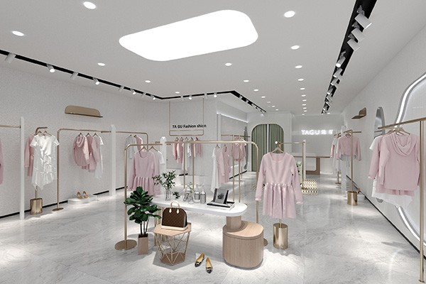 她谷女装店铺展示