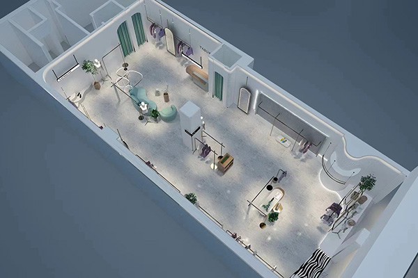 她谷女装店铺展示