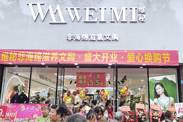 维秘内衣店铺展示