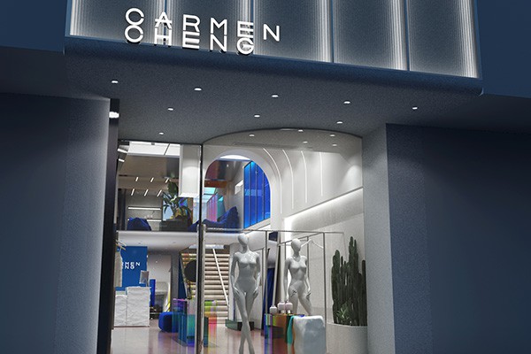 卡蔓.郑女装店铺展示