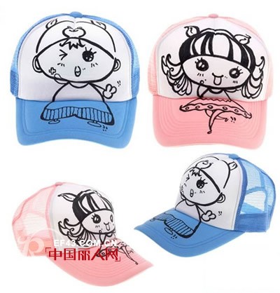 超Q的DIY情侣太阳帽