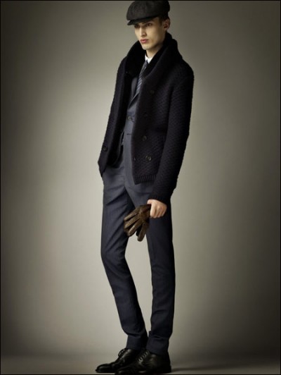 经典英伦绅士BurberryProrsum2012早秋男装系列