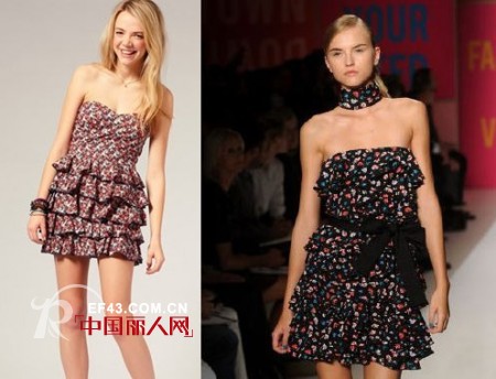 夏日约会必备抹胸短裙 秒杀男友目光