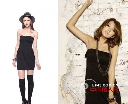 夏日约会必备抹胸短裙 秒杀男友目光