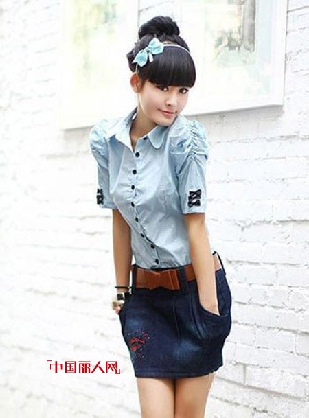 牛仔衬衫 这个夏季非你莫属